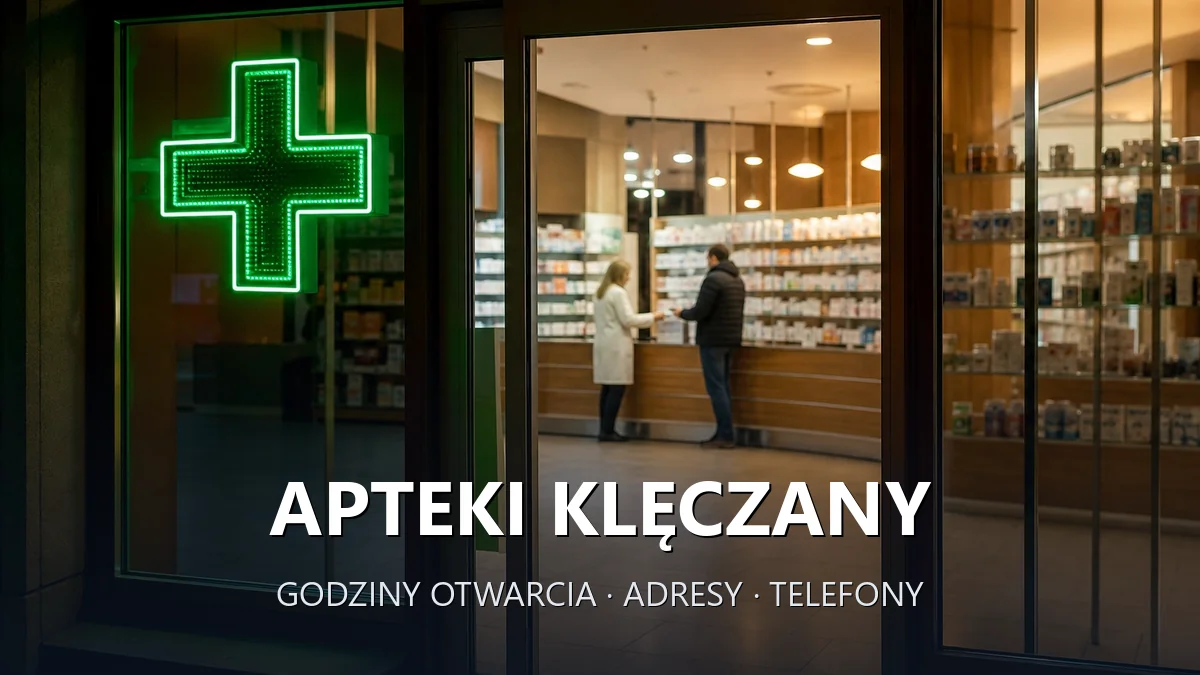 Apteki Klęczany, gmina Chełmiec, powiat nowosądecki - adresy, telefony, godziny otwarcia