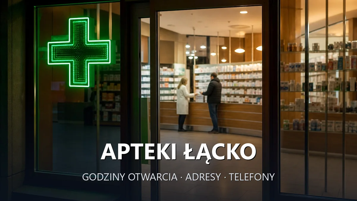 Apteki Łącko, powiat nowosądecki - adresy, telefony, godziny otwarcia