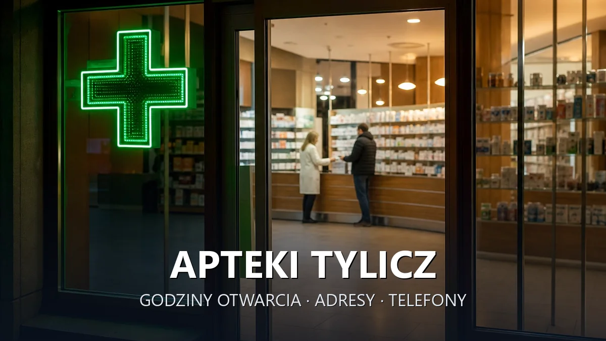 Apteki Tylicz, gmina Krynica-Zdrój, powiat nowosądecki - adresy, telefony, godziny otwarcia