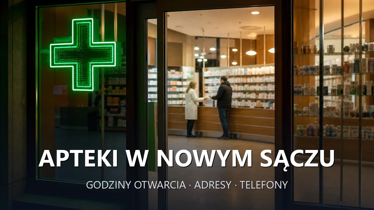 Apteki w Nowym Sączu - godziny otwarcia i dyżury