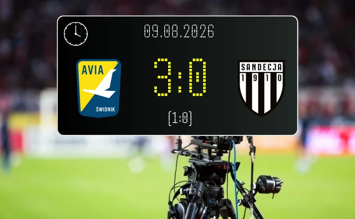 [PIŁKA NOŻNA] Avia Świdnik – Sandecja Nowy Sącz 3:0. Lider Betclic 2. ligi bez litości dla sądeczan