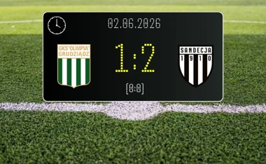 [PIŁKA NOŻNA] Betclic 2. liga: Olimpia Grudziądz – Sandecja Nowy Sącz 1:2. Pleśnierowicz dał Sandecji awans dalej w barażach