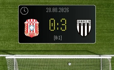 [PIŁKA NOŻNA] Betclic 2. liga: Resovia Rzeszów – Sandecja Nowy Sącz 0:3. Pewne zwycięstwo gości w Rzeszowie