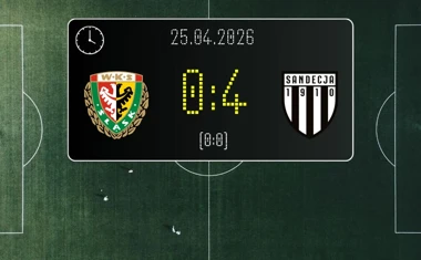 [PIŁKA NOŻNA] Betclic 2. liga: Śląsk Wrocław II – Sandecja Nowy Sącz 0:4. Goście rozstrzygnęli wszystko po przerwie