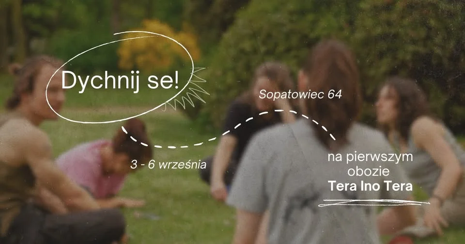 Grafika promocyjna wydarzenia Dychnij se! Ruchowy wywczas
