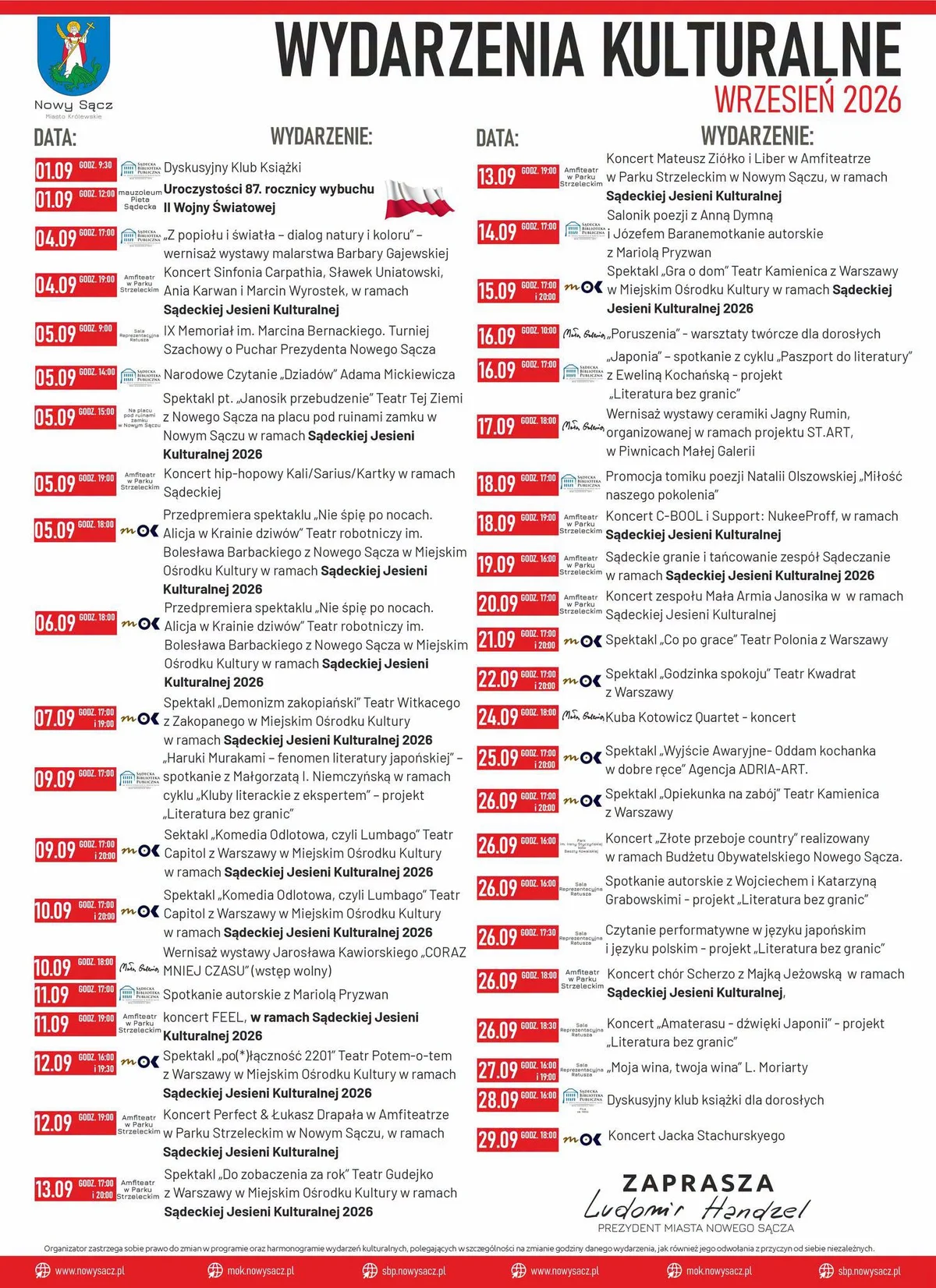 Grafika promocyjna wydarzenia Koncert Mateusza Ziółka i Liber