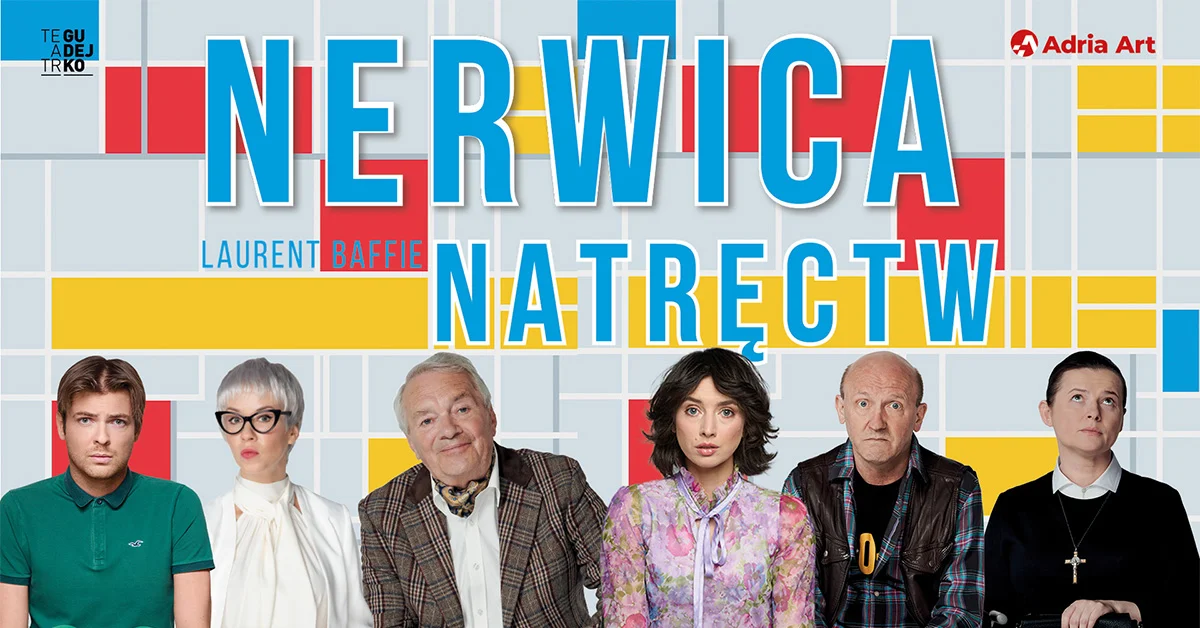 Grafika promocyjna wydarzenia Nerwica natręctw w Nowym Sączu