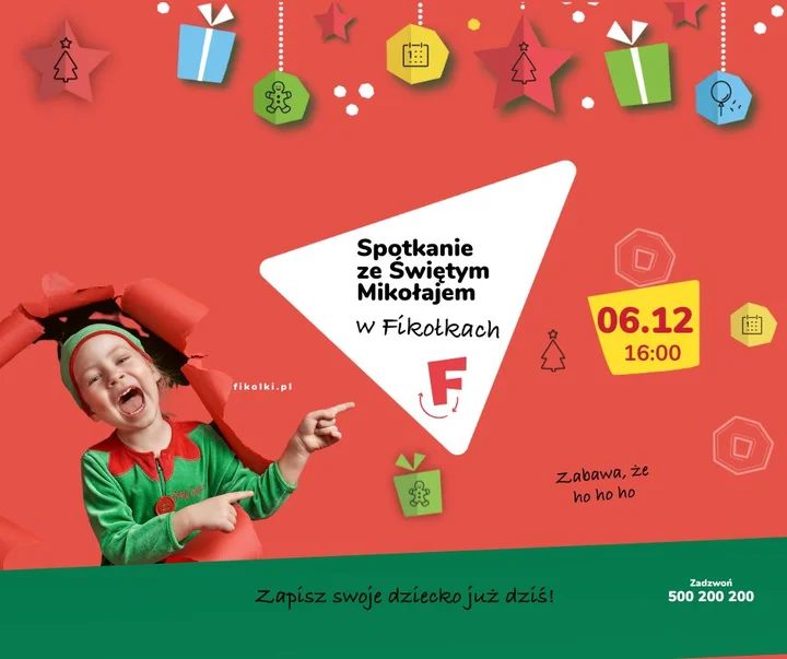 Grafika promocyjna wydarzenia Bal Mikołajkowy — Spotkanie ze Świętym Mikołajem w Galerii Trzy Korony