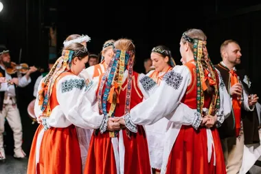 Grafika promocyjna wydarzenia 17. Pogórzańskie Gody – małopolski konkurs obrzędów i zwyczajów ludowych