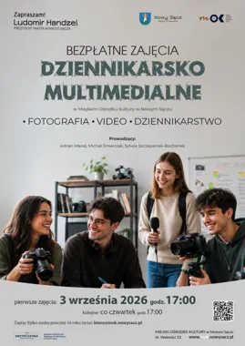 Bezpłatne zajęcia dziennikarsko-multimedialne
