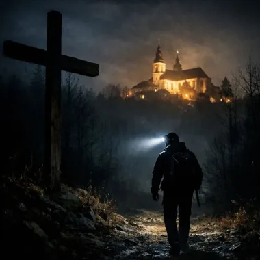 Grafika promocyjna wydarzenia Extremalna Droga Krzyżowa NSPJ Nowy Sącz — nocna droga 20 marca 2026