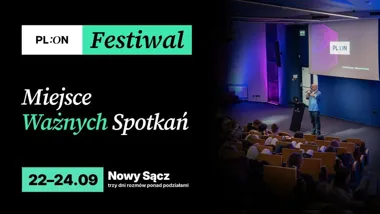 Grafika promocyjna wydarzenia Festiwal PL:ON – ważne spotkania