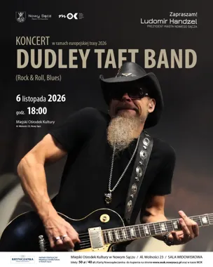 Grafika promocyjna wydarzenia Koncert Dudley Taft Band