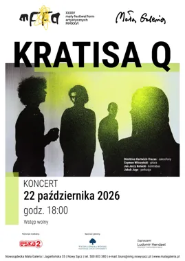 Grafika promocyjna wydarzenia Koncert zespołu KRATISA Q