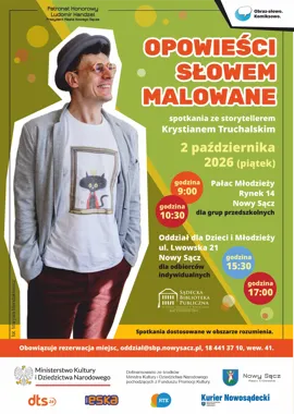 Grafika promocyjna wydarzenia Obrazy słowem malowane