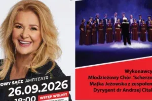 Grafika promocyjna wydarzenia Scherzo oraz Majka Jeżowska