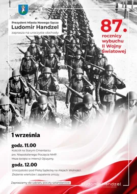 Uroczyste obchody 87. rocznicy wybuchu II wojny światowej