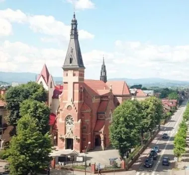 Grafika promocyjna wydarzenia Wieczór Chwały w Nowym Sączu: uwielbienie w Parafii NSPJ