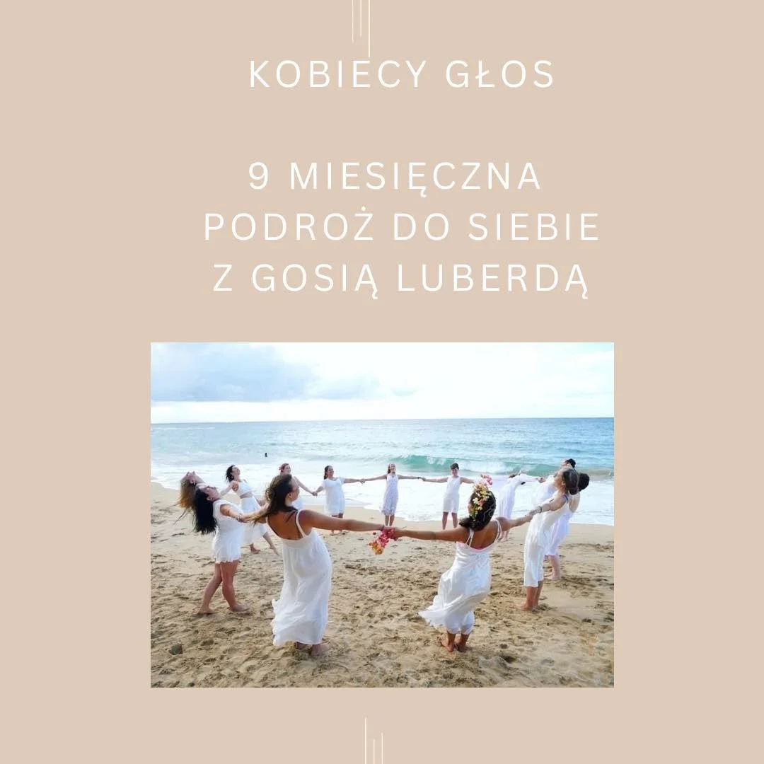 Grafika promocyjna wydarzenia Warsztaty rozwoju osobistego z pracą z głosem dla kobiet w Nowym Sączu