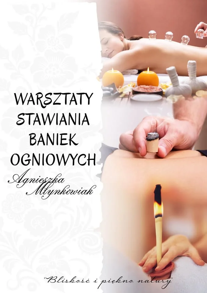 Grafika promocyjna wydarzenia Warsztaty Stawiania Baniek Ogniowych w Nowym Sączu