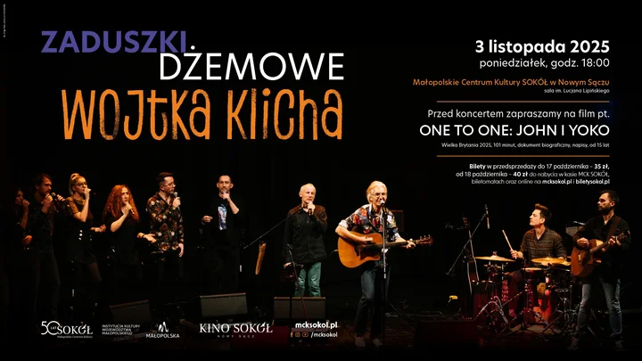 Grafika promocyjna wydarzenia Zaduszki Dżemowe Wojtka Klicha 2025 — koncert pamięci