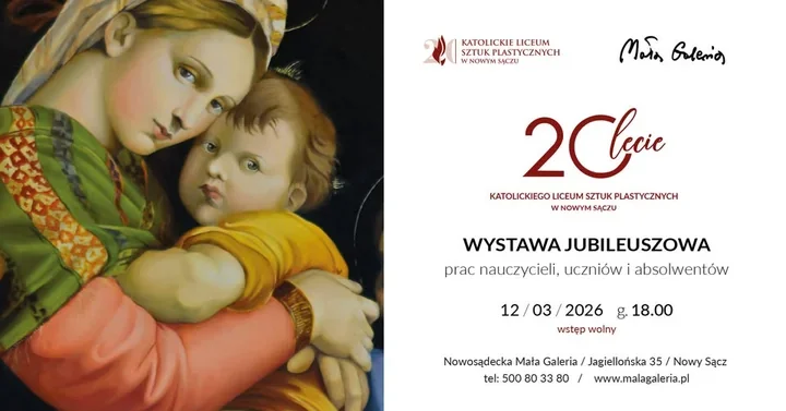 Wystawa jubileuszowa pokazuje 20 lat Katolickiego Liceum Sztuk Plastycznych