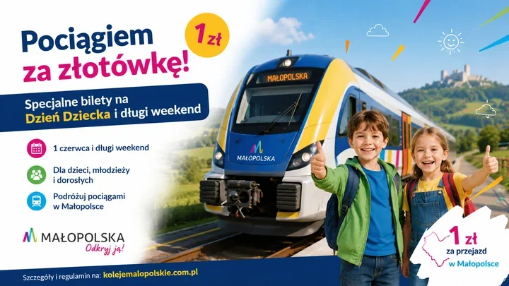 Złotówka za pociąg i tanie przejazdy dla rodzin