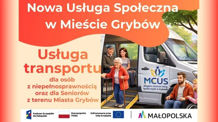 Nowy transport z Grybowa ma ułatwić wyjście z domu seniorom i osobom z niepełnosprawnościami