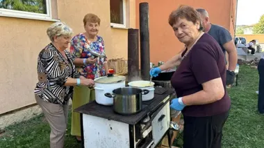 Pięć grybowskich grup przy jednym stole. Tak wyglądało Święto Chleba na Słowacji