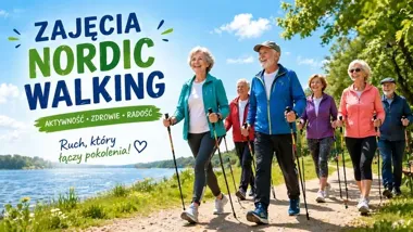 Nordic walking wraca do Parku Miejskiego w Grybowie. Startują darmowe zajęcia