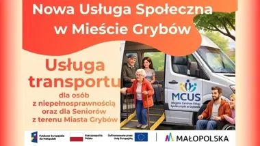 Nowy transport z Grybowa ma ułatwić wyjście z domu seniorom i osobom z niepełnosprawnościami