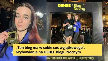 Biegacze z Grybowa w nocnym Krakowie. Wawel dał im dodatkowy impuls