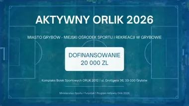 Na Orliku w Grybowie ruszy turniej z nagrodami i spotkaniem z dietetykiem