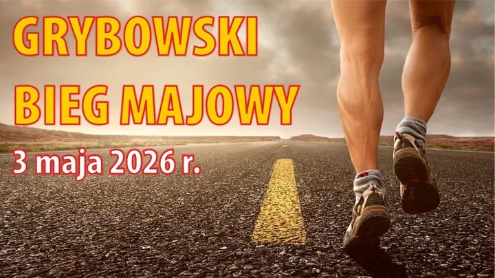 Majówka na biegowo – Grybowski Bieg Majowy na Stadionie Miejskim