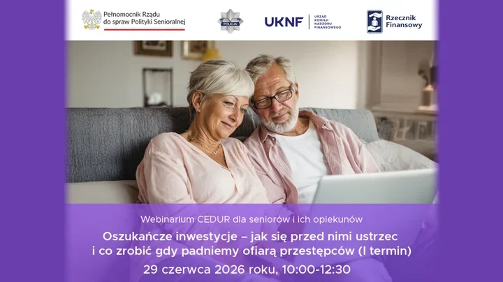 Oszukańcze inwestycje pod lupą. Seniorzy dostaną bezpłatne szkolenie