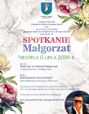 Spotkanie Małgorzat wraca do ratusza. Wystąpi Kordian