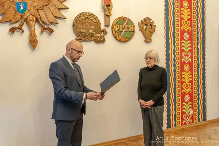 Mały Denar dla Marty Machowskiej - doceniono wieloletnie zaangażowanie w turystykę
