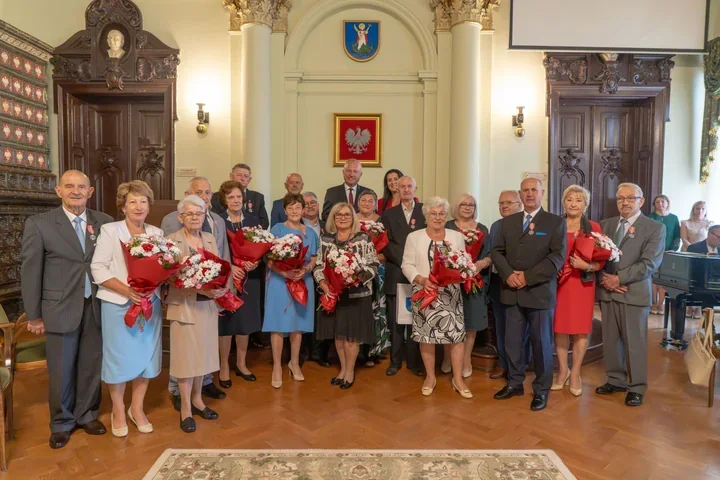 Pół wieku razem. Jedenaście par odebrało medale w ratuszu