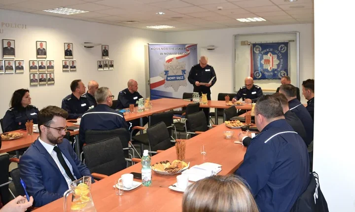 Komenda w Nowym Sączu wyznaczyła priorytety na 2026 - mocna współpraca Policji i Prokuratury