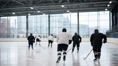 Kadra U18 z zawodnikami KTH Krynica przed Turniejem Czterech Narodów