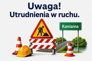 Tymczasowy most w Kamiannej z ograniczeniem dla długich pojazdów