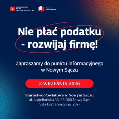 Przedsiębiorcy mogą uzyskać zwolnienie z podatku. Punkt KPT w Nowym Sączu