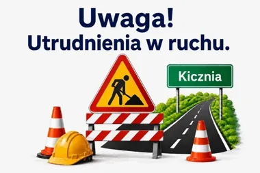 Chodnik w Kiczni rusza. Kierowcy muszą liczyć się z wahadłem