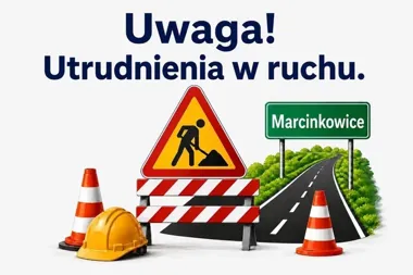 Chodnik w Marcinkowicach rusza. Na drodze Limanowa–Chełmiec będą utrudnienia