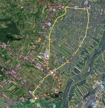 Obwodnica Zachodnia Nowego Sącza zamknięta. Zmiana przejazdu przy PSB Mrówka