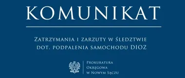 Samochód DIOZ podpalony w Groniu. Dwaj mężczyźni z zarzutami